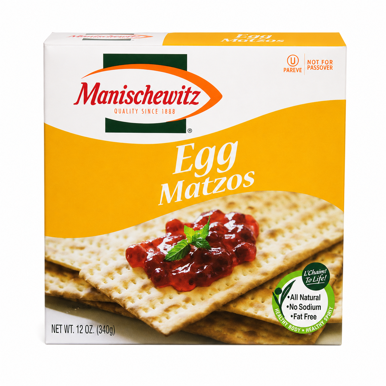 Manischewitz Egg Matzo 12 oz