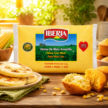 Iberia Yellow Corn Meal Coarse Freshly Milled 4 lb