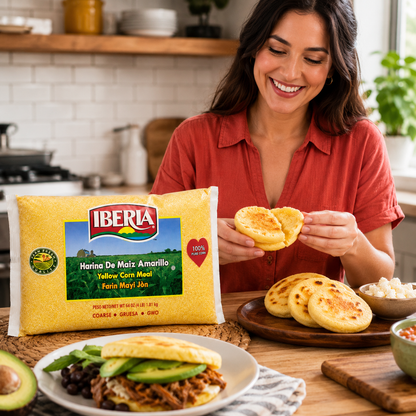 Iberia Yellow Corn Meal Coarse Freshly Milled 4 lb