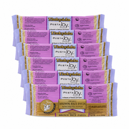 Tinkyada Brown Rice Pasta, Spaghetti, Organic, 12-Ounce (Pack of 6)
