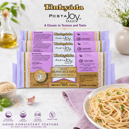 Tinkyada Brown Rice Pasta, Spaghetti, Organic, 12-Ounce (Pack of 6)