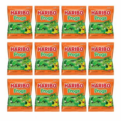 HARIBO Gummi Candy Frogs Bag 5 oz