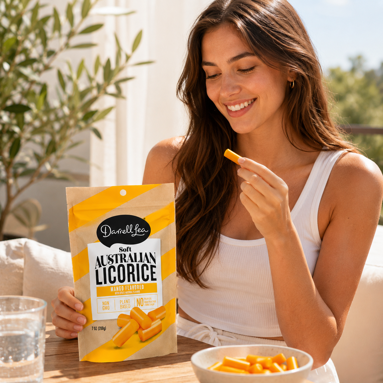 Darrell Lea Mango Soft Eating Liquorice Bags 7 oz