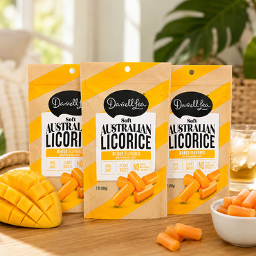 Darrell Lea Mango Soft Eating Liquorice Bags 7 oz
