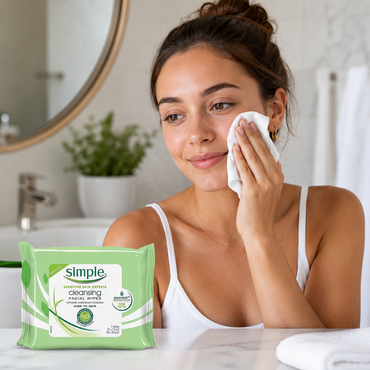 Simple Kind To Skin Cleansing Facial Wipes Travel Pack 7-ct