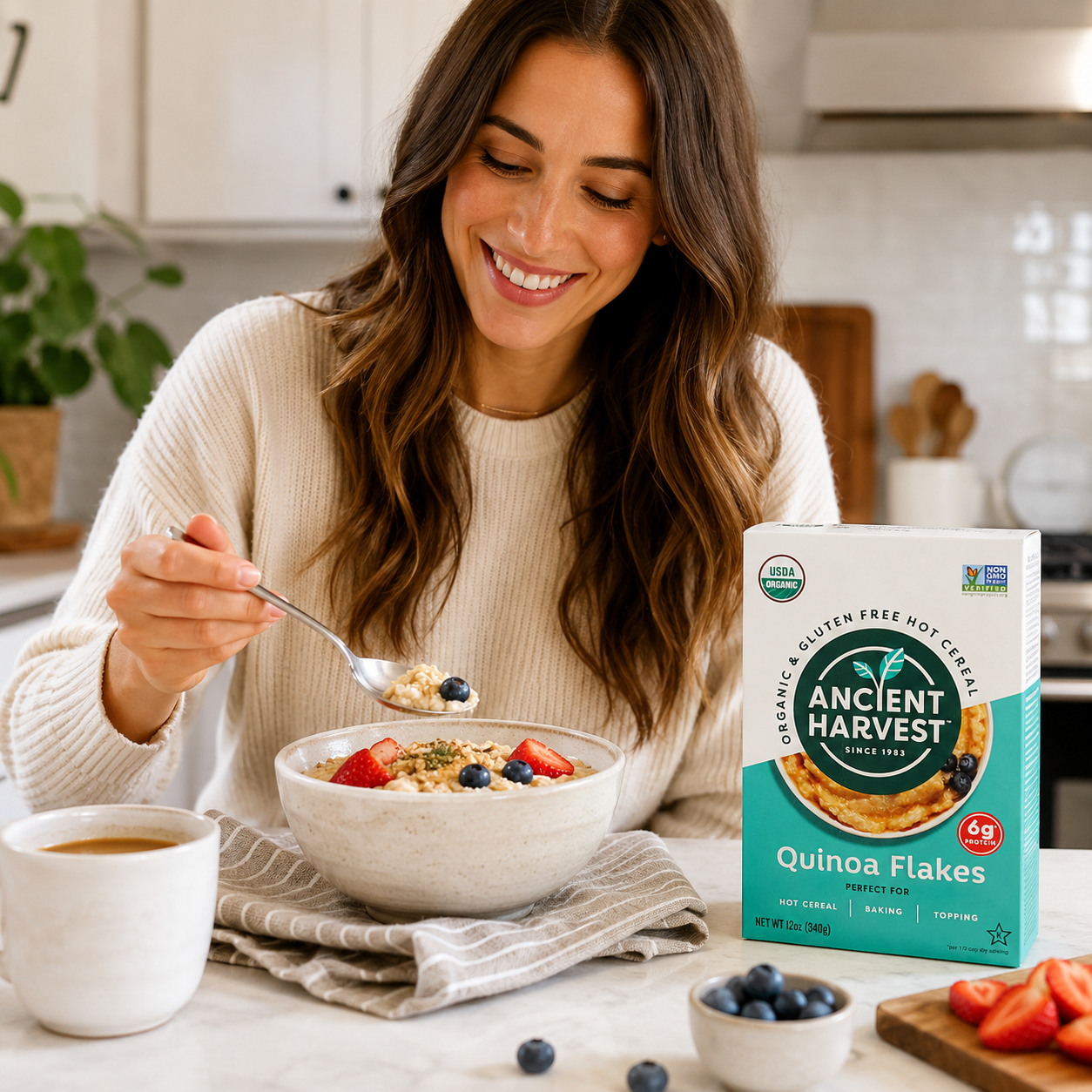 QUINOA Ancient Harvest Quinoa Flakes Organic Gluten Free 12 oz