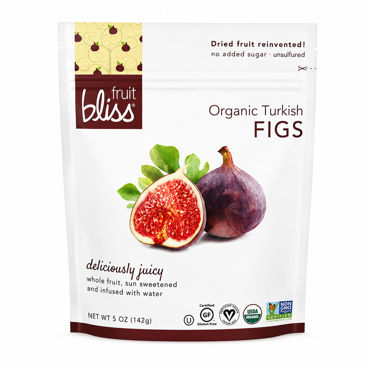 Fruit Bliss Organic Turkish Figs 5 oz