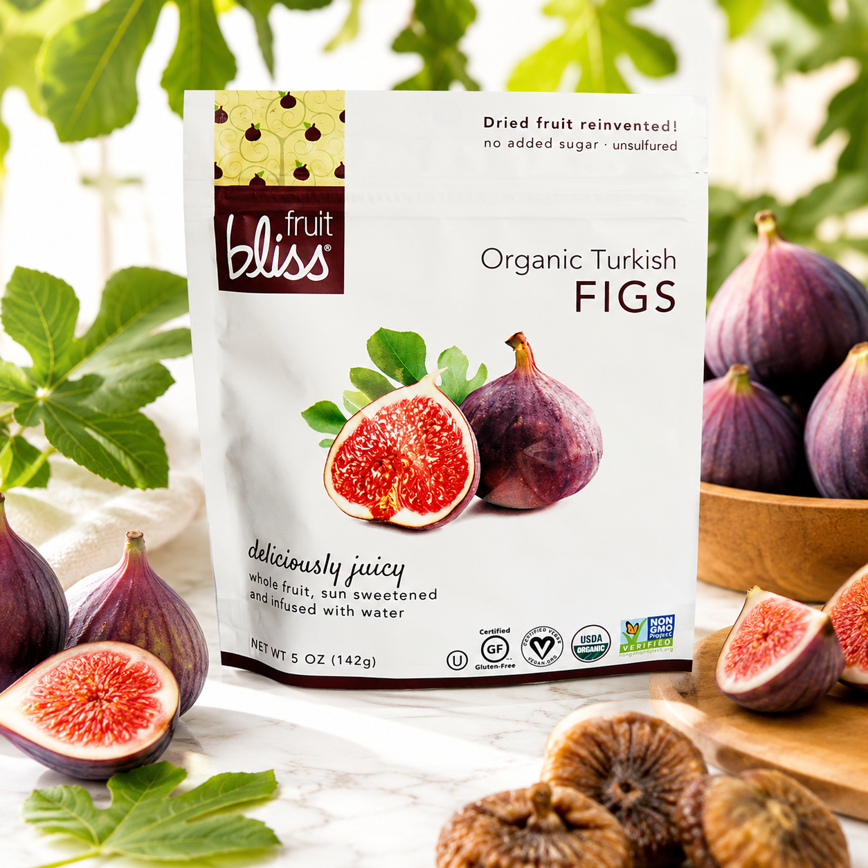 Fruit Bliss Organic Turkish Figs 5 oz
