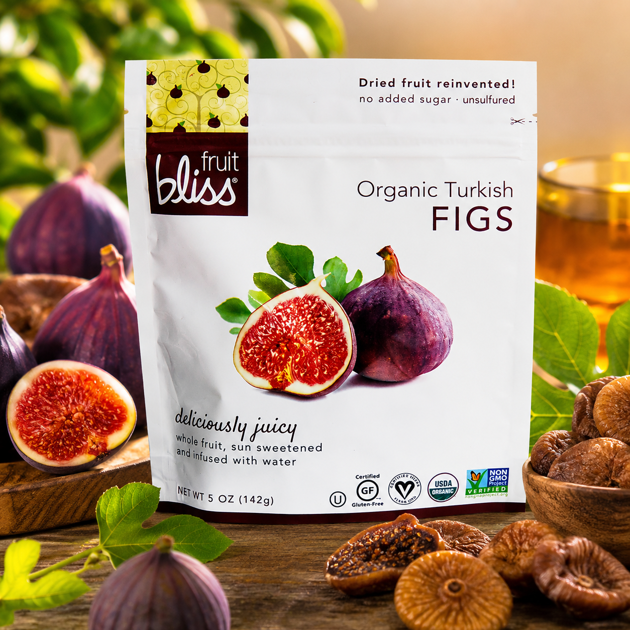 Fruit Bliss Organic Turkish Figs 5 oz