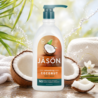 JASON Smoothing Body Wash Coconut 30 oz