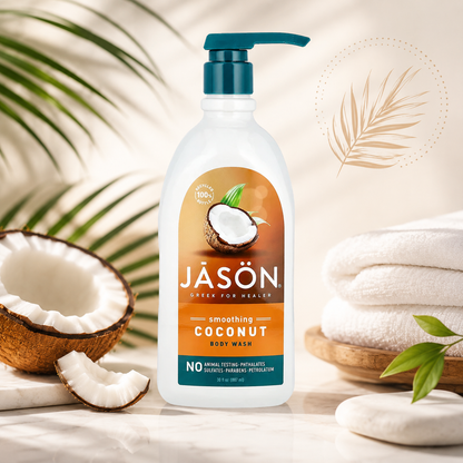 JASON Smoothing Body Wash Coconut 30 oz