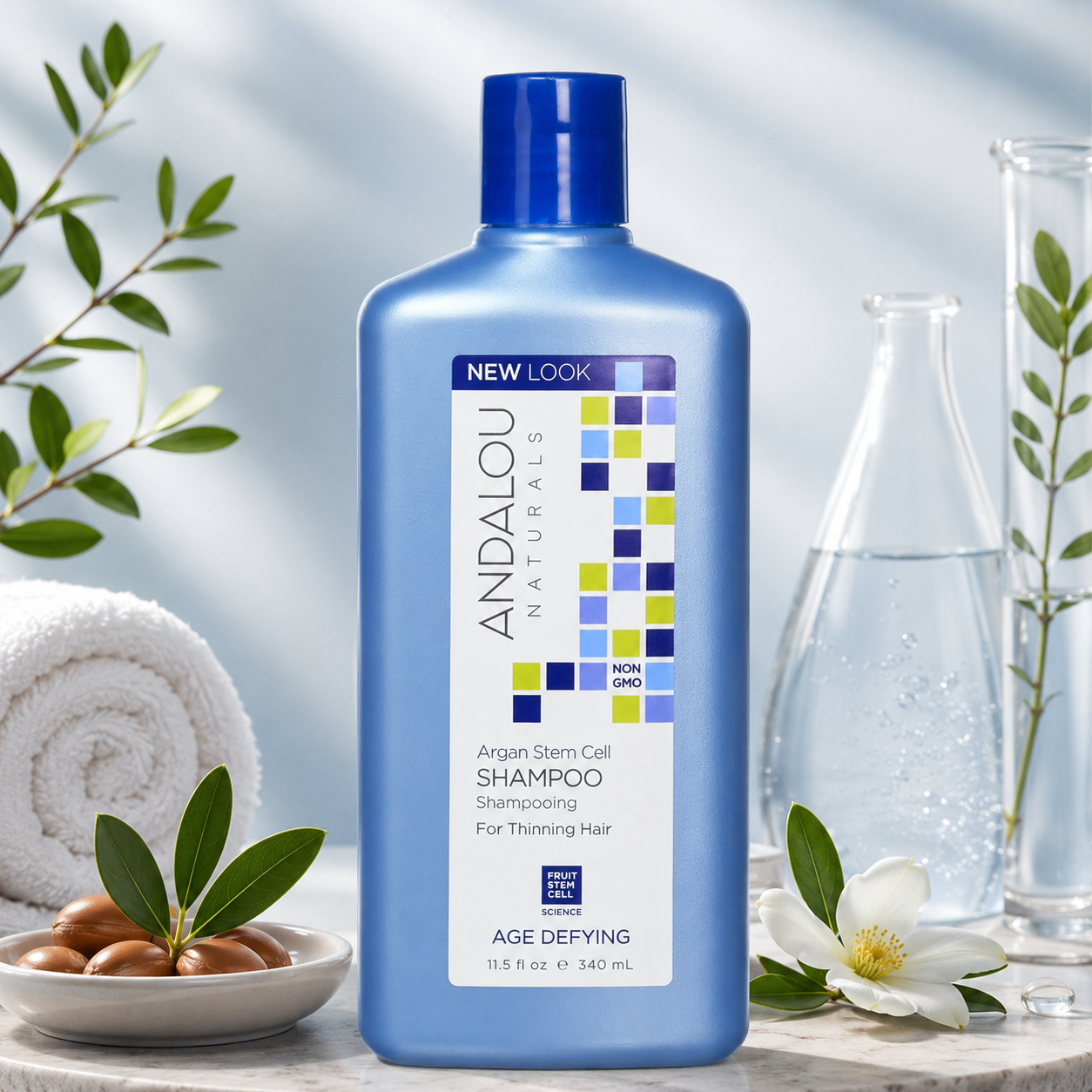 Andalou Naturals Argan Stem Cell Age Defying Shampoo 11.5 oz