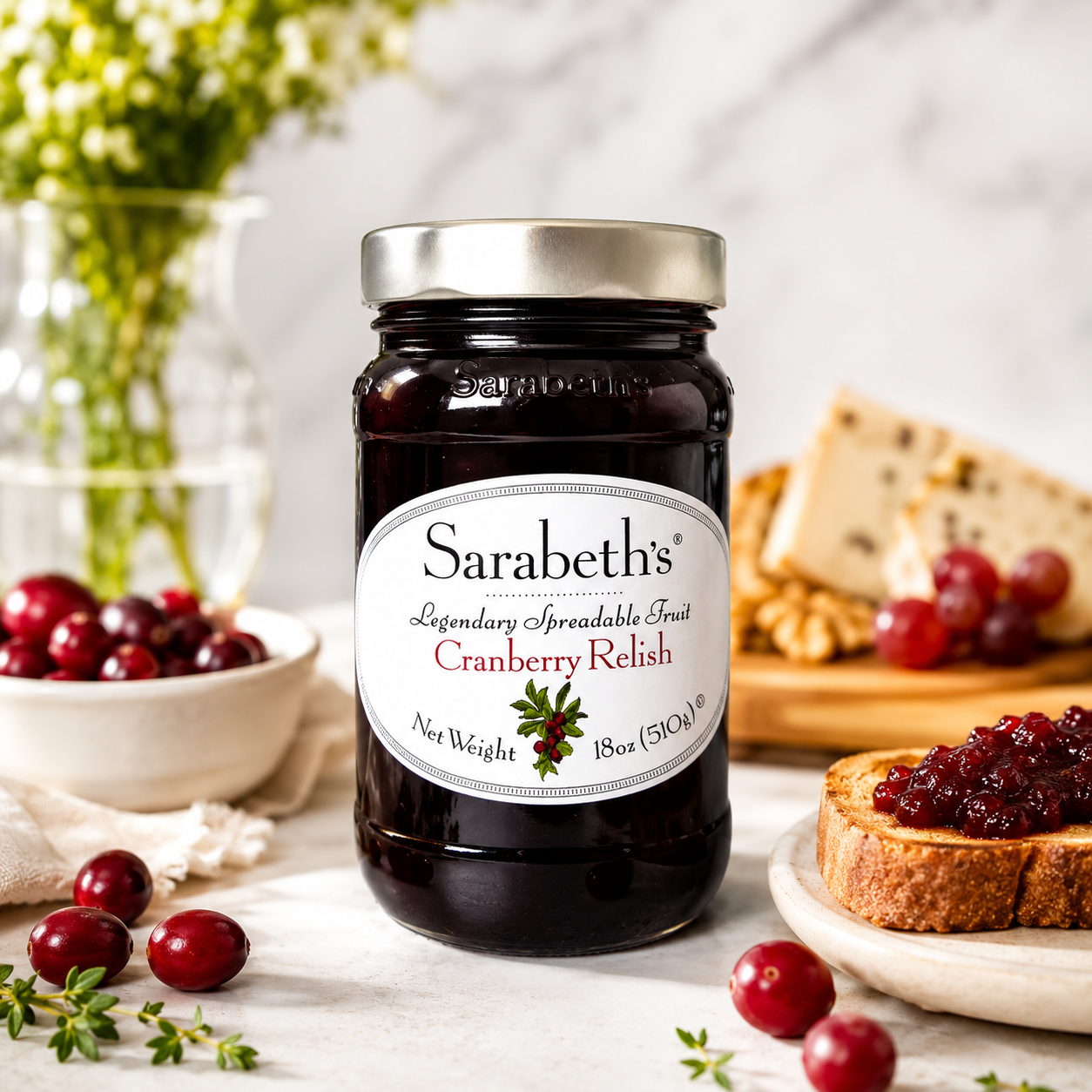 Sarabeth's Legendary Cranberry Relish Sauce 18 oz