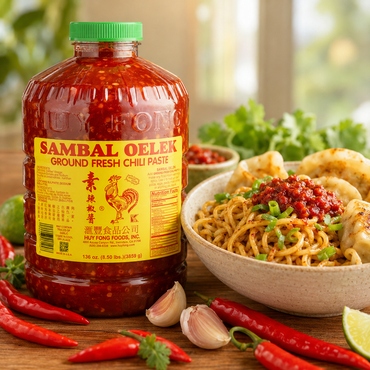 Huy Fong Sambal Oelek Chili Sauce 136 oz / 8.5 lb
