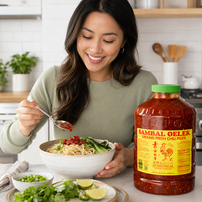 Huy Fong Sambal Oelek Chili Sauce 136 oz / 8.5 lb