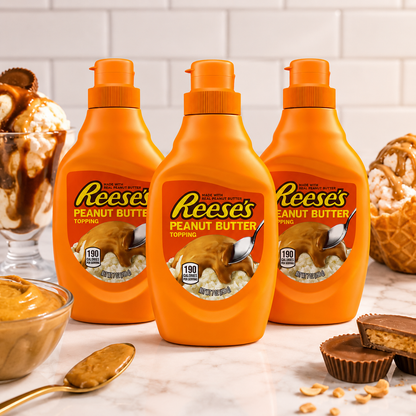 Reese's Peanut Butter Topping 7-oz Bottle