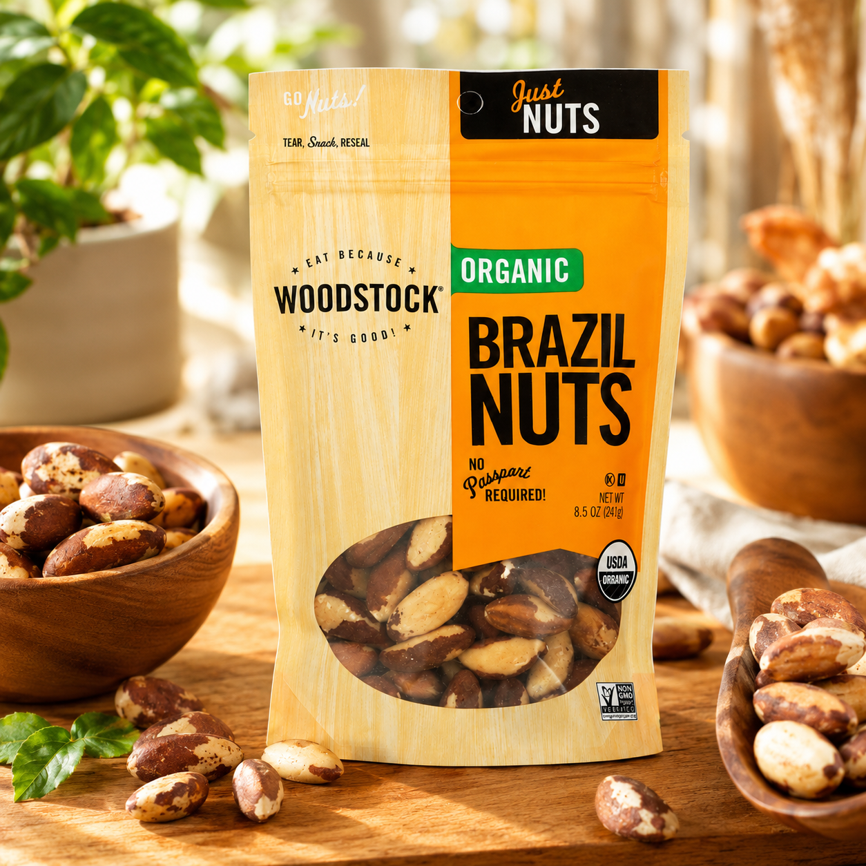 Woodstock Farms Brazil Nuts 8.5 oz