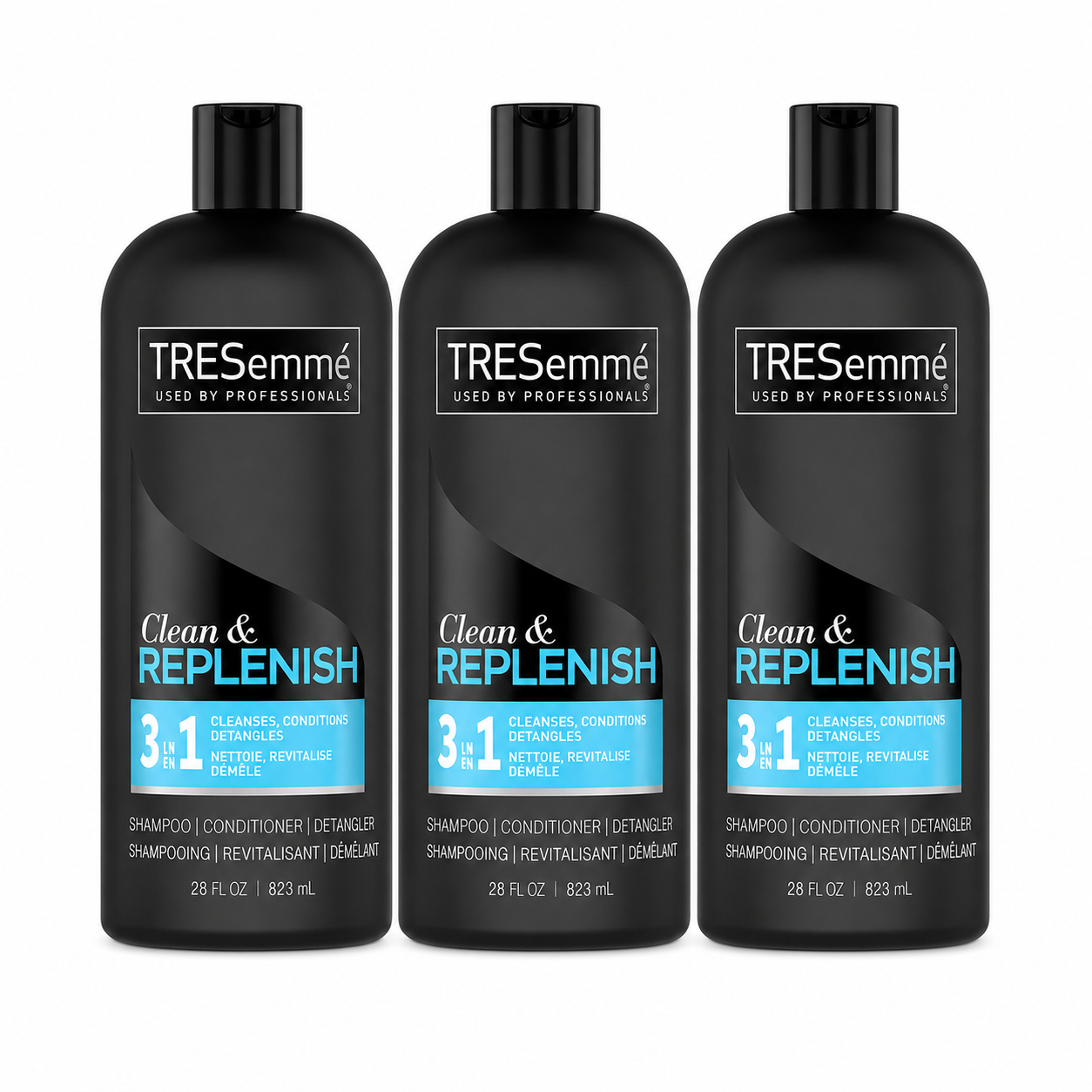 TRESemme Clean & Replenish 3-in-1 Shampoo Conditioner & Detangler 28 fl oz