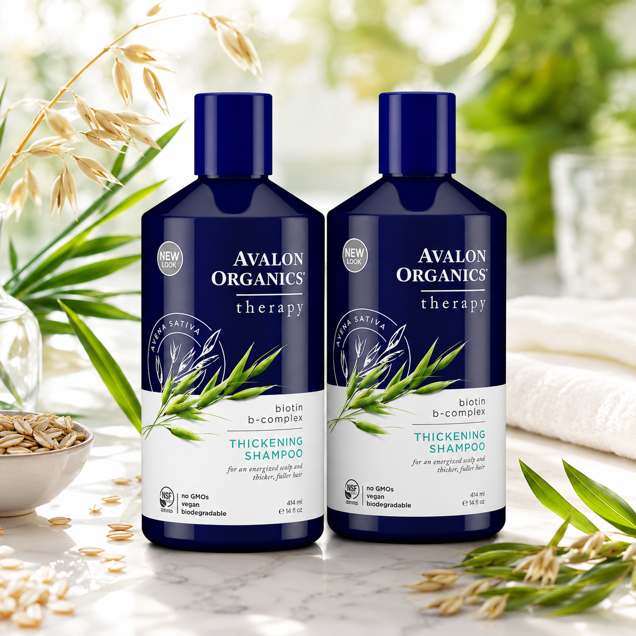 Avalon Organics Biotin B-Complex Thickening Shampoo 14 Fluid oz