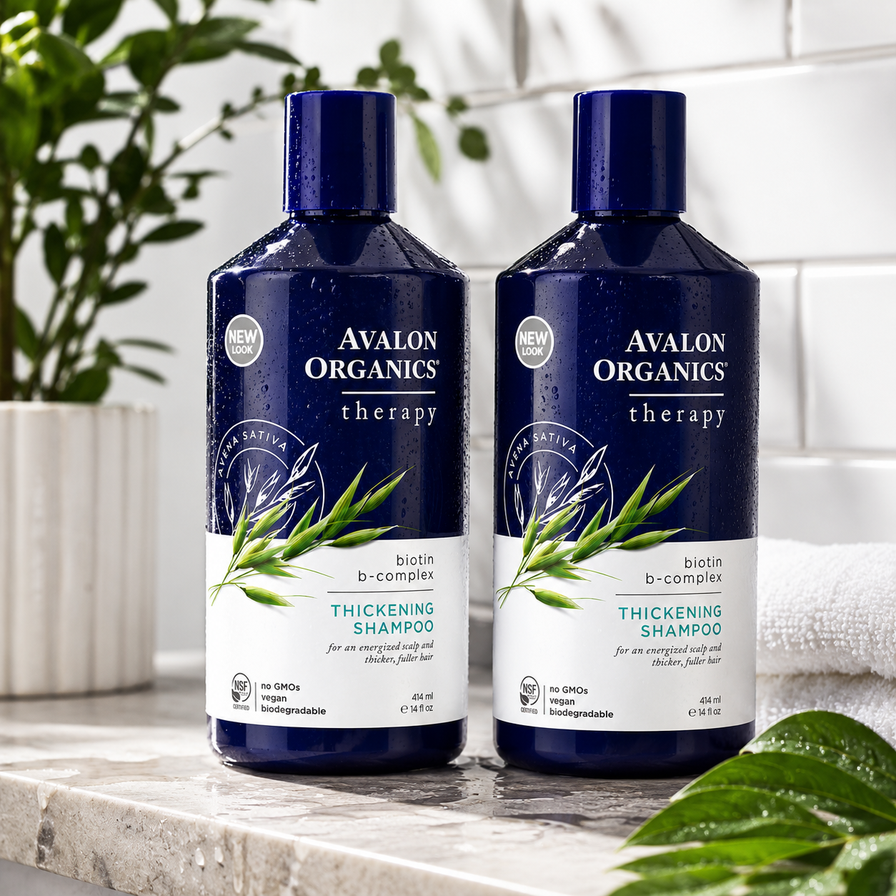 Avalon Organics Biotin B-Complex Thickening Shampoo 14 Fluid oz
