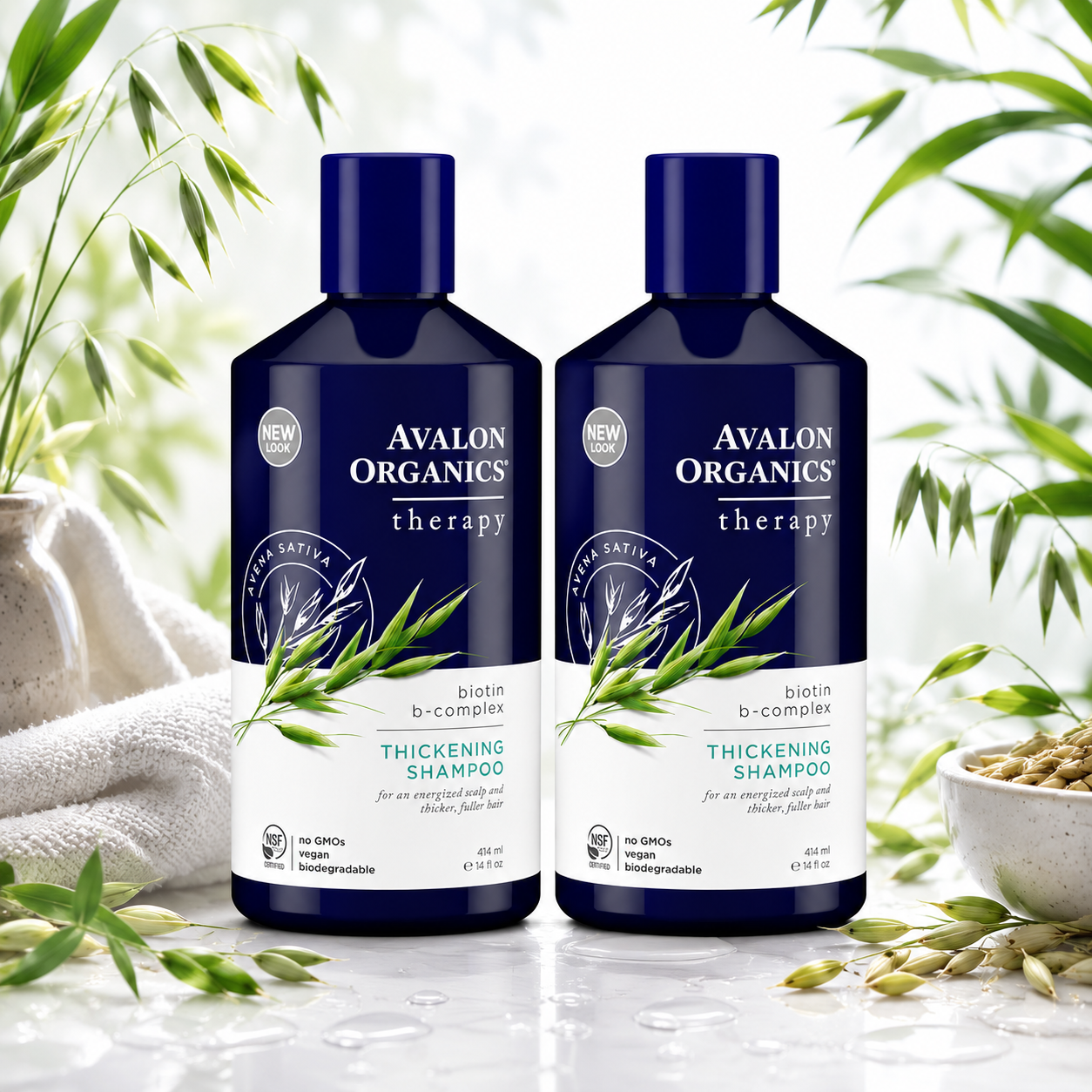 Avalon Organics Biotin B-Complex Thickening Shampoo 14 Fluid oz