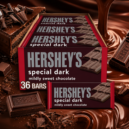 HERSHEY'S SPECIAL DARK Mildly Sweet Chocolate Candy Bars 1.45 oz