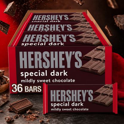 HERSHEY'S SPECIAL DARK Mildly Sweet Chocolate Candy Bars 1.45 oz