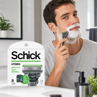 Schick Hydro 5 Sense Sensitive Skin Razor Refills for Men 8 ct