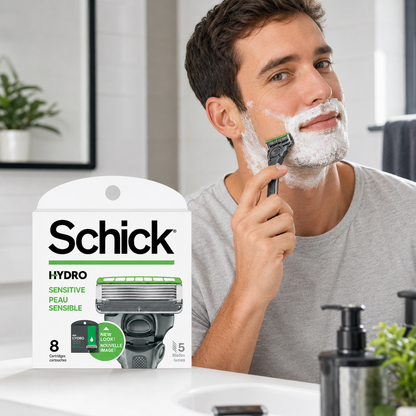 Schick Hydro 5 Sense Sensitive Skin Razor Refills for Men 8 ct