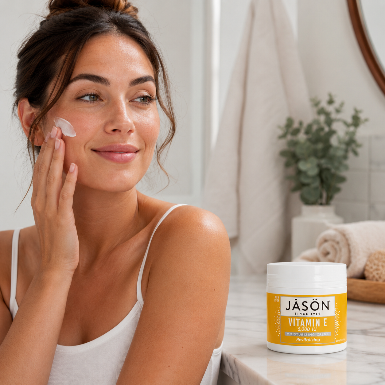 JASON Revitalizing Vitamin E 5000 IU Moisturizing CrÃƒÂ©me Container Organic 4 oz