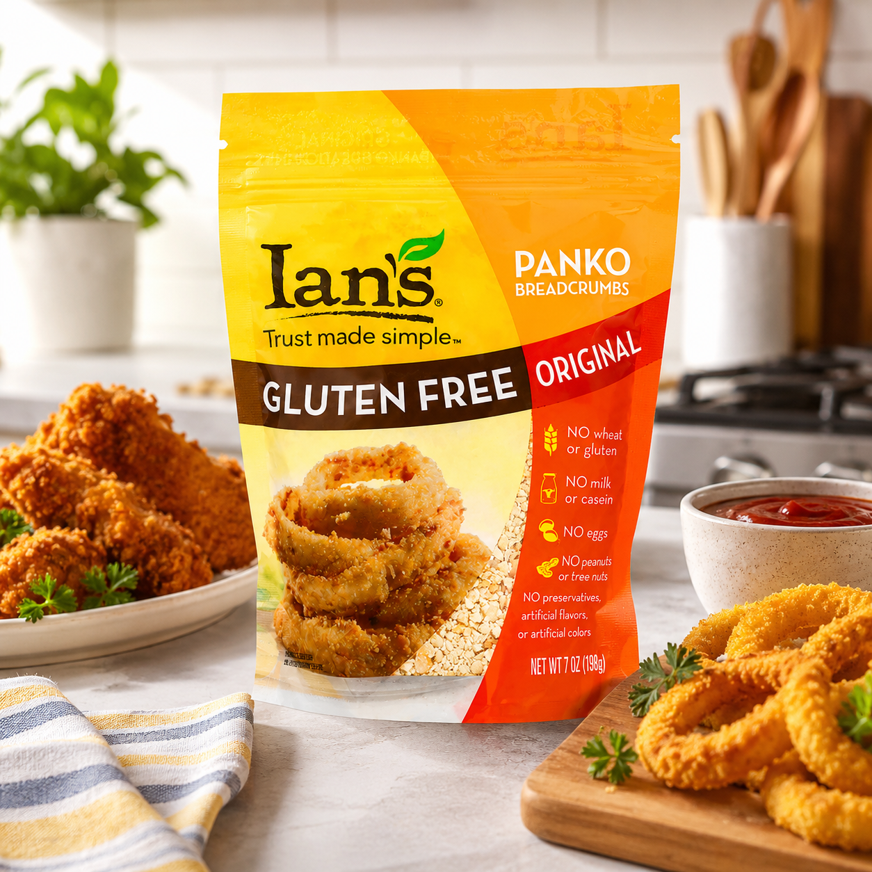 Ian's Natural Foods Original Panko Breadcrumbs 7 oz