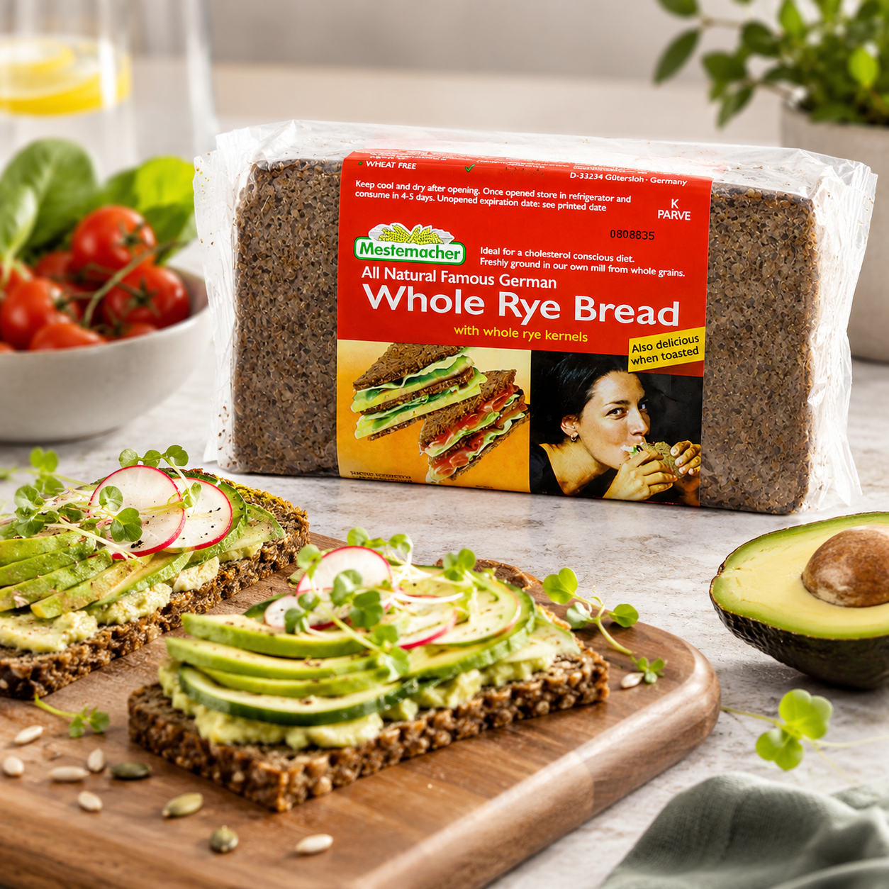 Mestemacher Whole Rye Bread 17.6 oz