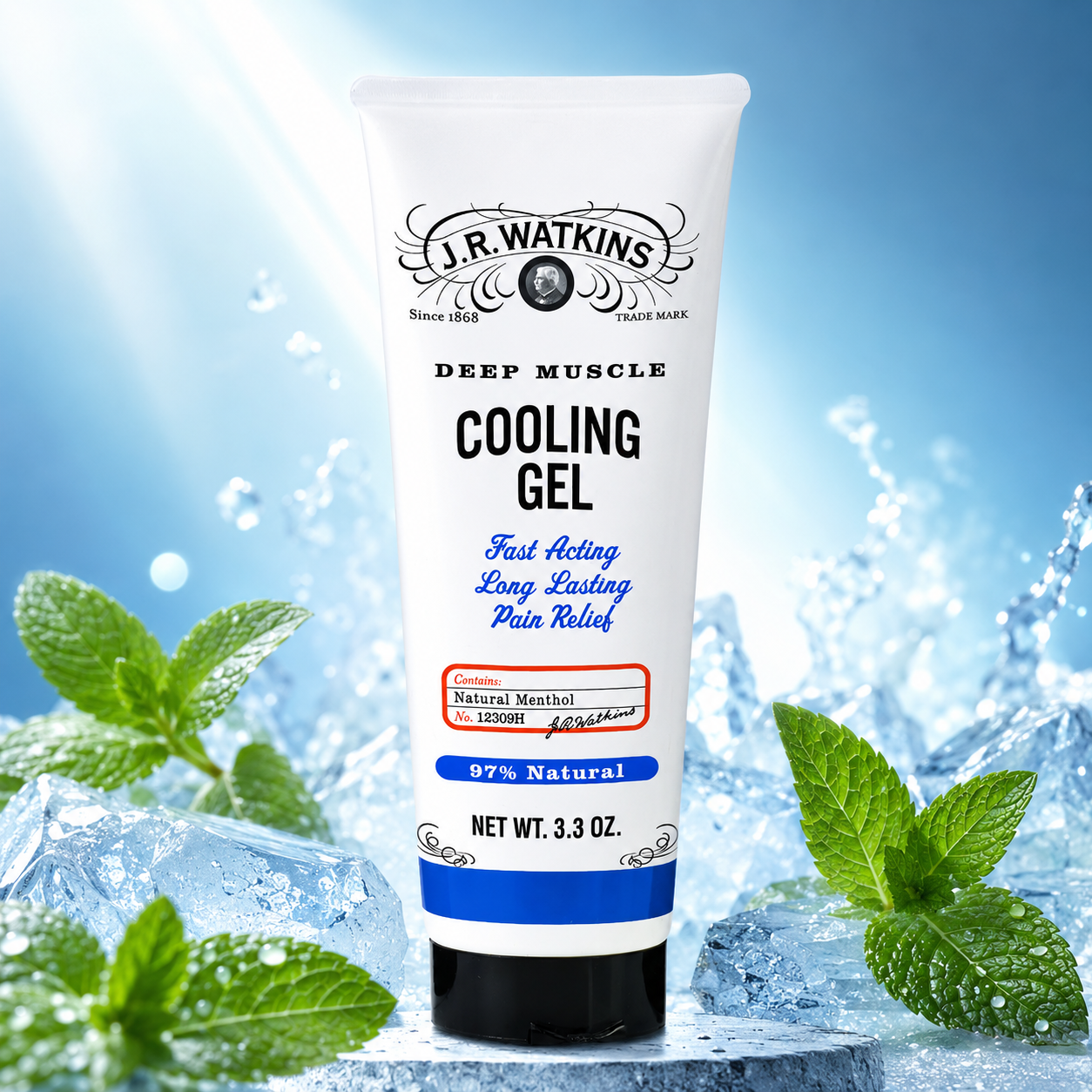 J.R. Watkins Deep Muscle Cooling Gel 3.3 oz