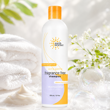 Earth Science Fragrance Free Shampoo 12-oz Bottles