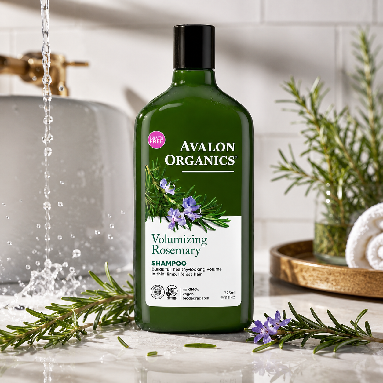Avalon Organics Rosemary Shampoo Organic 11 oz