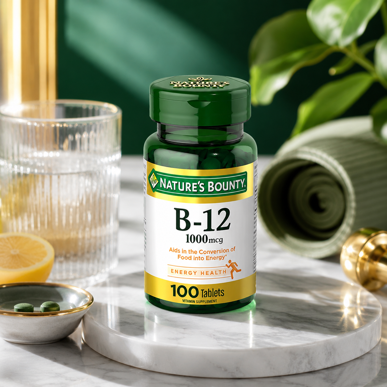 Nature's Bounty Vitamin B12 1000mcg 100 Tablets