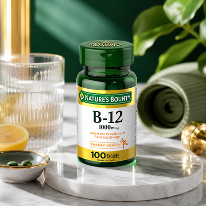 Nature's Bounty Vitamin B12 1000mcg 100 Tablets