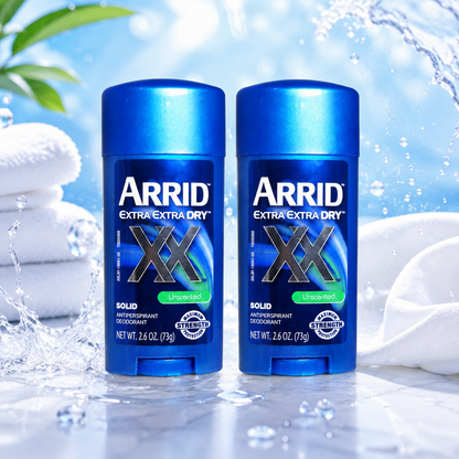 Arrid XX Anti-Perspirant Deodorant Solid Unscented 2.6 oz