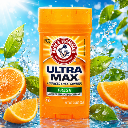 Arm & Hammer Ultra Max Invisible Solid Antiperspirant Deodorant Fresh 2.6 oz