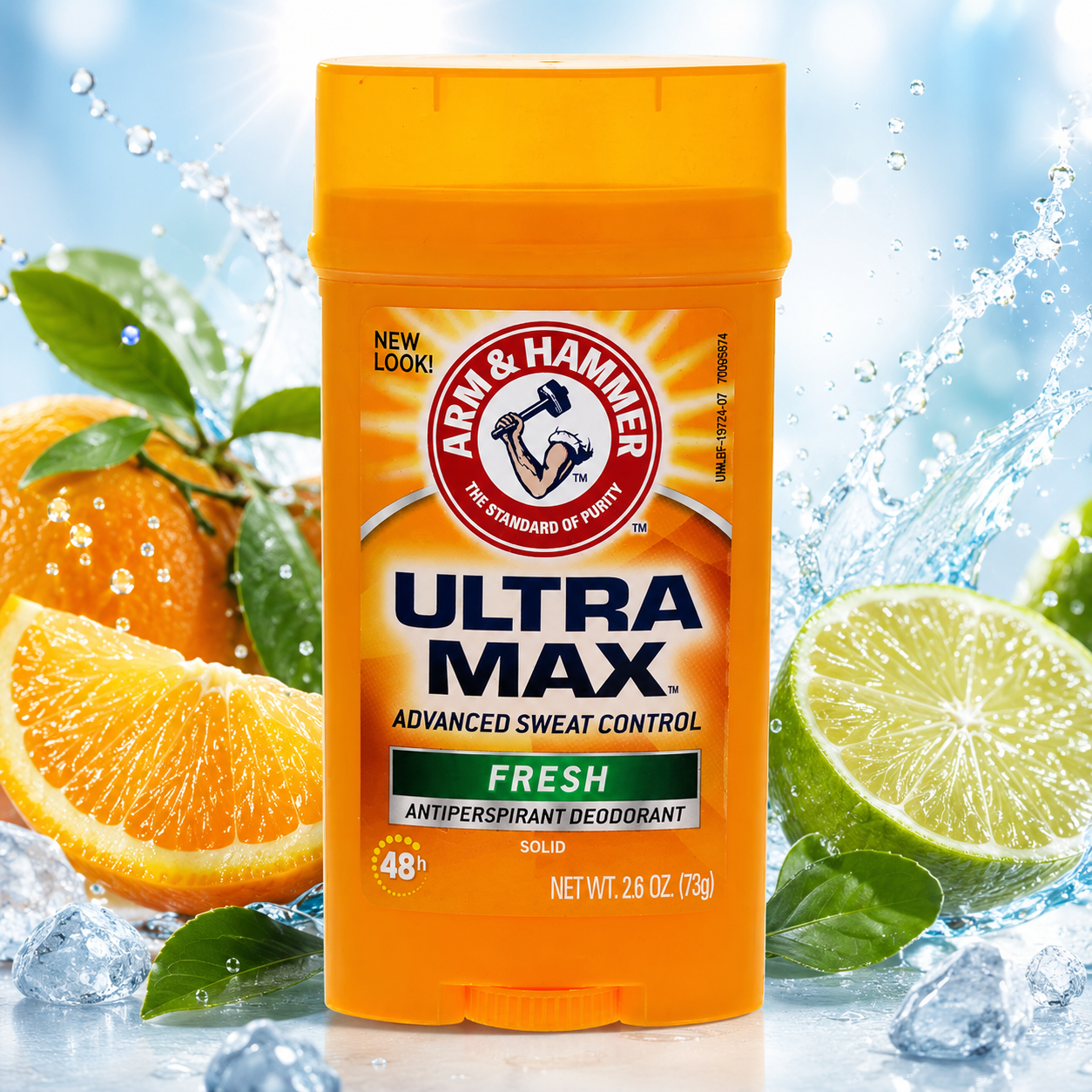 Arm & Hammer Ultra Max Invisible Solid Antiperspirant Deodorant Fresh 2.6 oz