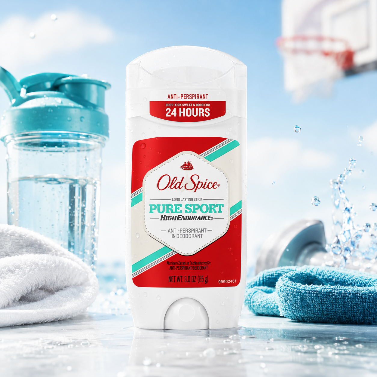 Old Spice High Endurance Anti-Perspirant & Deodorant Pure Sport 3 oz