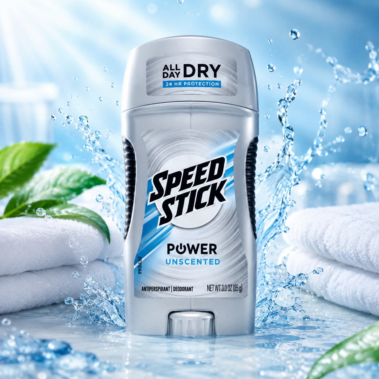 Speed Stick Power Anti-Perspirant Deodorant Unscented 3 oz