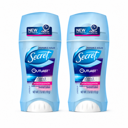 Secret Outlast Invisible Solid Antiperspirant and Deodorant Protecting Powder Scent 2.6 oz