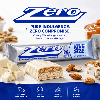 ZERO Candy Bar King Size 3.4 oz Bars