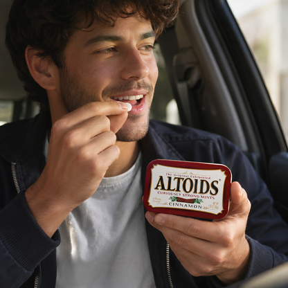 Altoids Classic Cinnamon Hard Candy Breath Mints Bulk Tin 1.76 oz