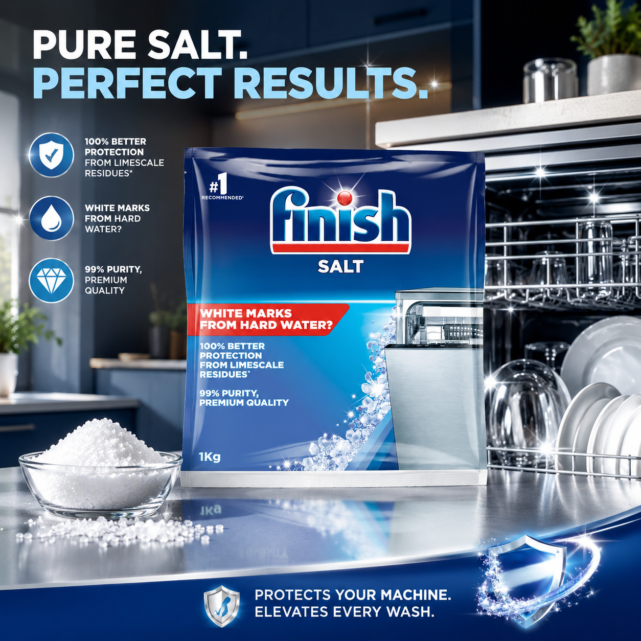 Finish Dishwasher Salt 1 Kg