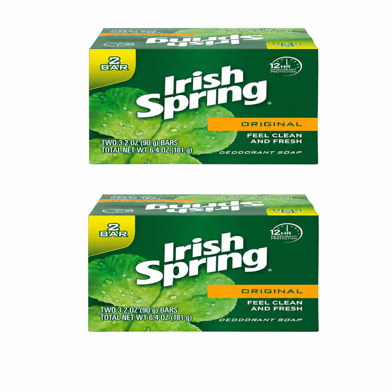 Irish Spring Bar Soap Bar Original 4 Bars 3.2 Oz