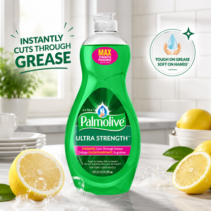 Palmolive Ultra Strength Dishwashing Liquid Original Scent 20 Fl Oz