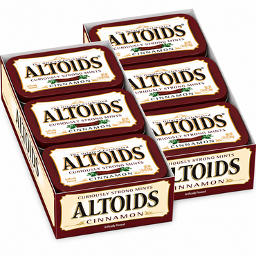 Altoids Classic Cinnamon Hard Candy Breath Mints Bulk Tin 1.76 oz