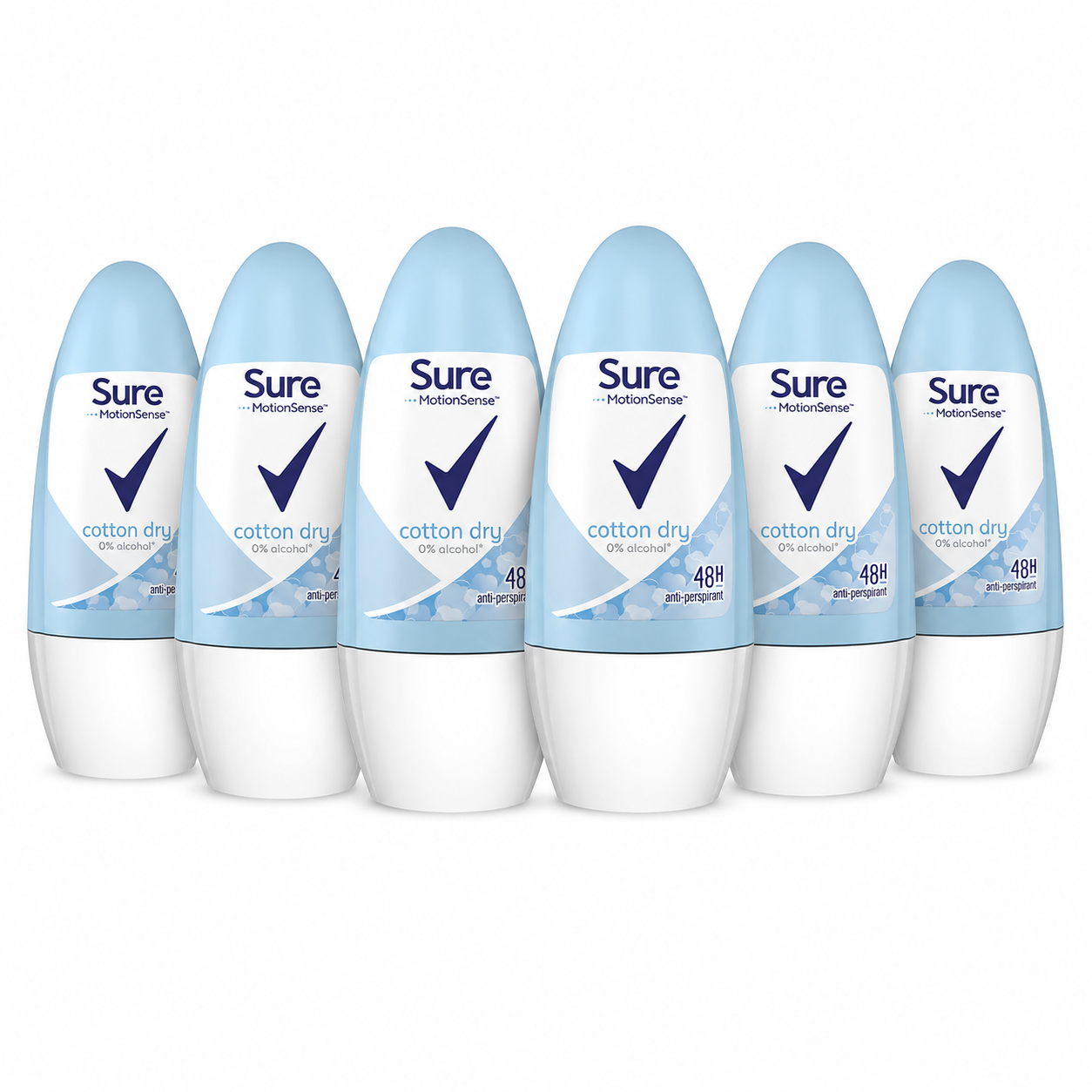 Sure Cotton Fresh Fresh Cotton Fresh Roll on Deodorant 6pk x 50ml
